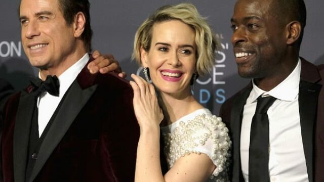 Critic's Choice Awards 2016 - Sarah Paulson - John Travolta