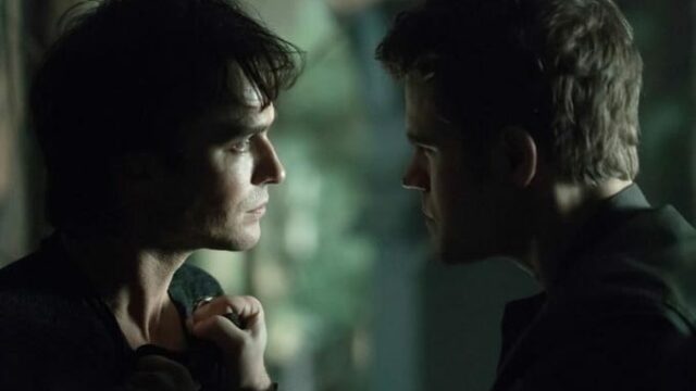 the vampire diaries 8x10 damon vs stefan