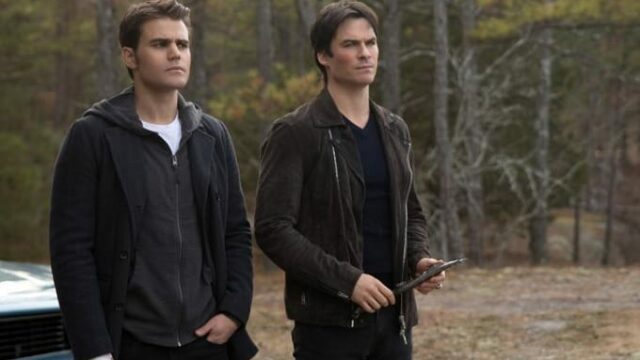 the vampire diaries 8x14 damon e stefan