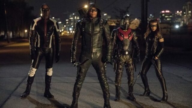 Arrow 6x03: John Diggle con il costume da Green Arrow (FOTO)