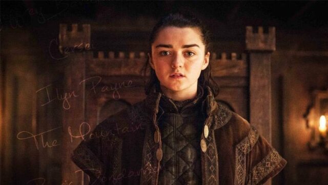 Maisie Williams di Game of Thrones lista di Arya