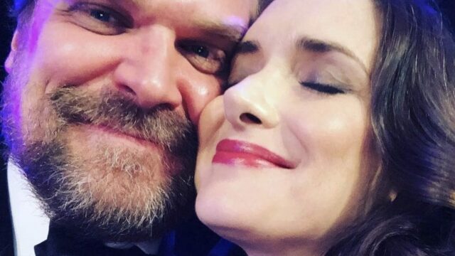 David Harbour e Winona Ryder - SAG Awards 2018 reunion