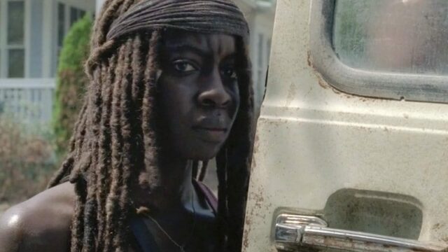 rick e michonne the walking dead 8x10