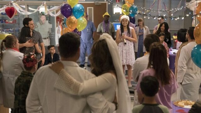 Grey's Anatomy Alex e Jo: Kimmie avrebbe cantato alla loro festa