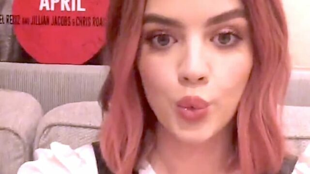 Lucy Hale colore capelli rosa