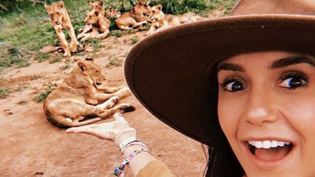 nina dobrev in africa