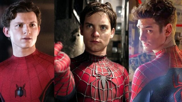 film spider-man tom holland andrew garfield tobey maguire