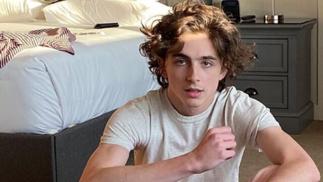 Timothee Chalamet italia coronavirus