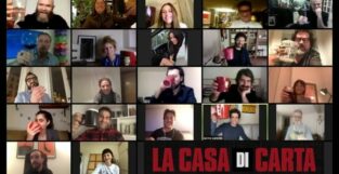 videochiamata bella ciao cast la casa di carta