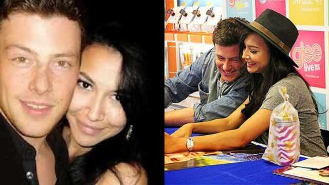 naya rivera madre cory monteith omaggio