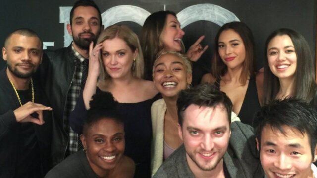 cast the 100 addio serie