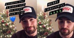 chris evans piano natale auguri