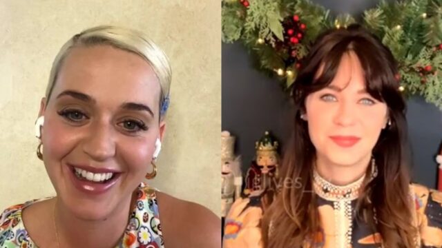 katy perry finta zooey deschanel giovane