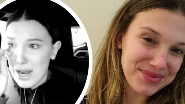 millie bobby brown lacrime piange instagram incontro fan video