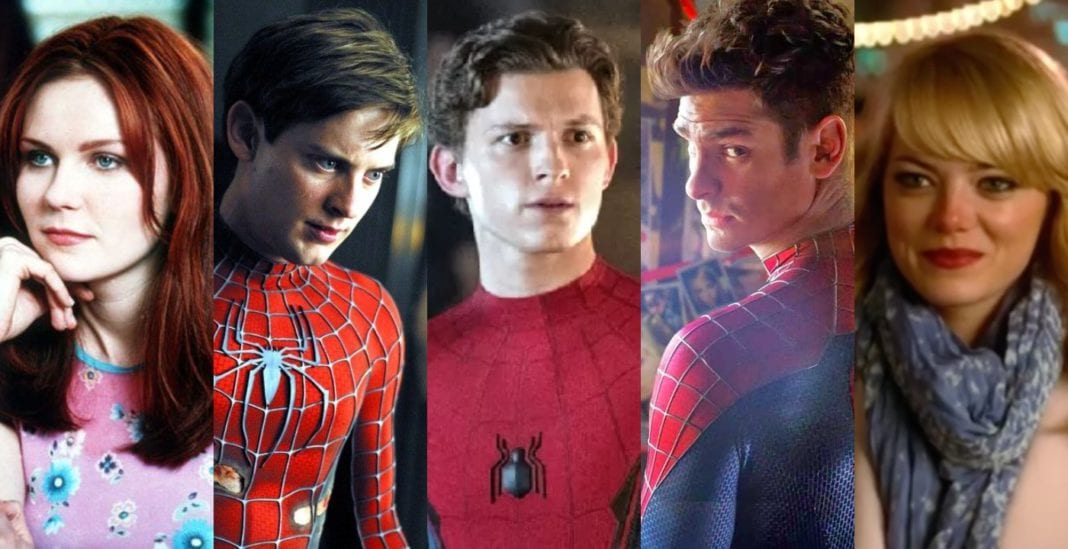 SpiderMan 3 nel cast Tobey Maguire, Garfield, Emma Stone