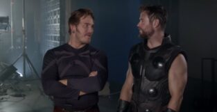 chris pratt chris hemsworth foto set thor 4