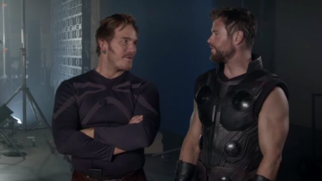 chris pratt chris hemsworth foto set thor 4