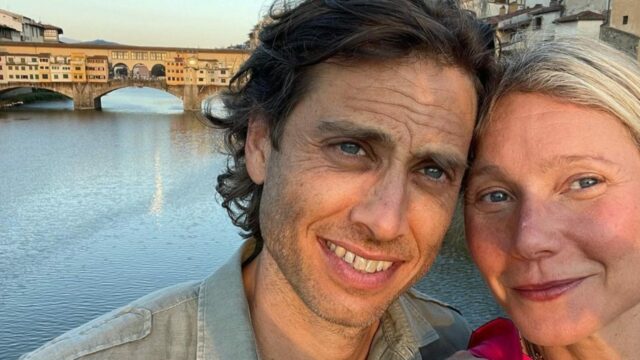 Gwyneth Paltrow in italia firenze Brad Falchuk