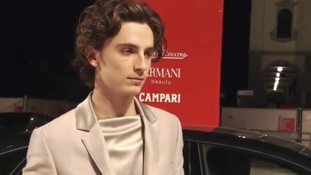 Timothée Chalamet Venezia 2021