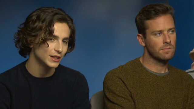 timothée chalamet risponde accuse armie hammer