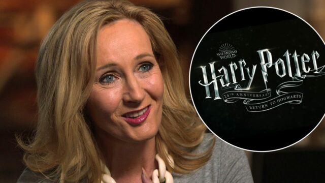 j.k. rowling non presente reunion harry potter