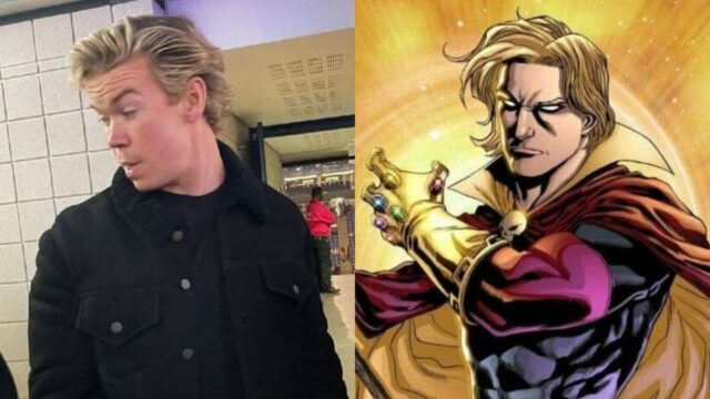 will poulter trasformazione adam warlock biondo capelli