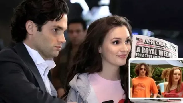 Penn Badgley Leighton Meester primo incontro