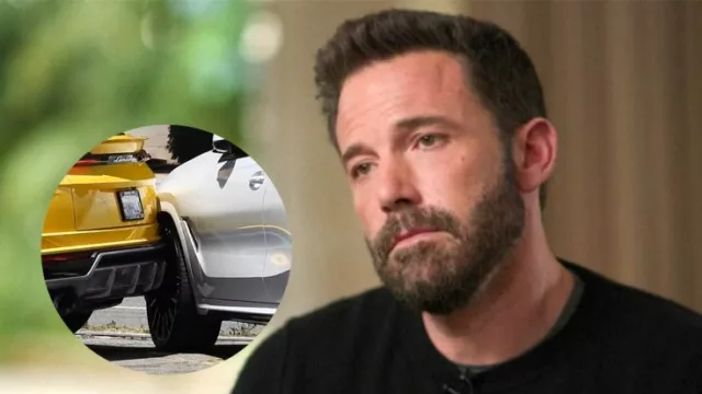 figlio Ben Affleck alla guida va addosso macchina