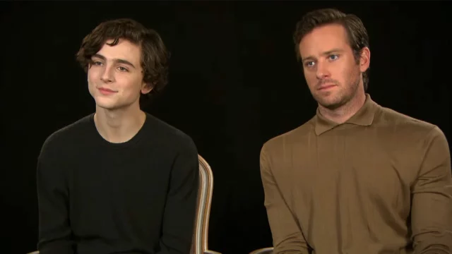 Timothée Chalamet rompe silenzio caso Armie Hammer