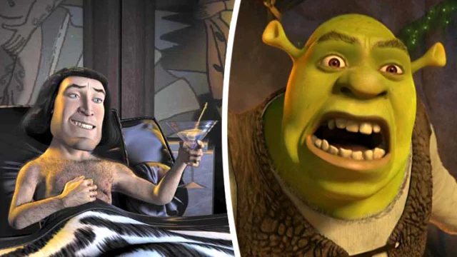 Shrek terrificante dettaglio Lord Farquaad