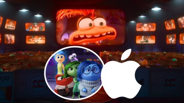 Inside Out 2 riferimento vecchio spot Apple