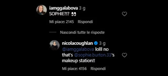 Nicola Coughlan commenti Instagram