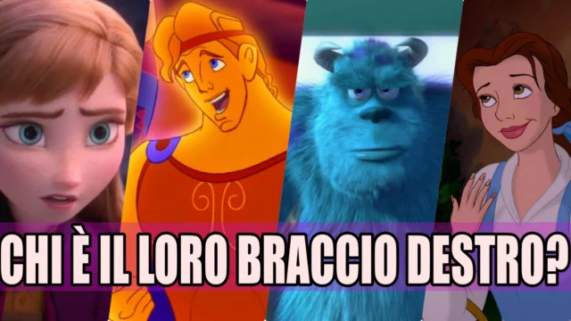 Collega il personaggio Disney al suo braccio destro