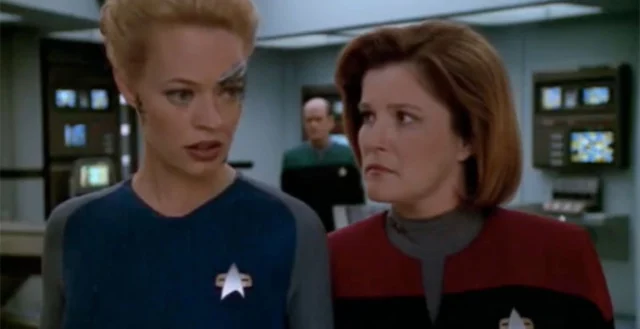 Kate Mulgrew e Jeri Ryan