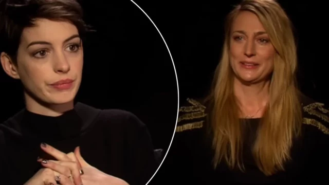 anne hathaway intervista imbarazzante giornalista video