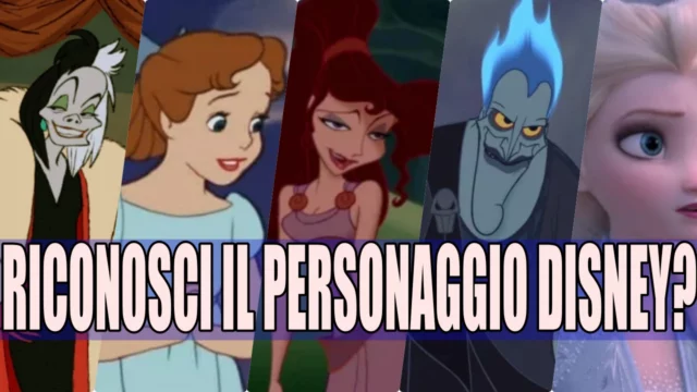 riconosci personaggio disney descrizione quiz