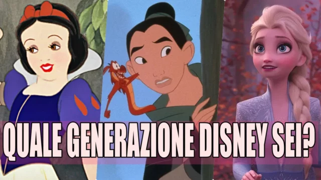 quale epoca di film Disney ti rappresenta davvero