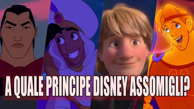 principe disney assomigli canzone preferita quiz