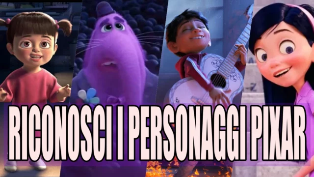 riconosci personaggi pixar quiz